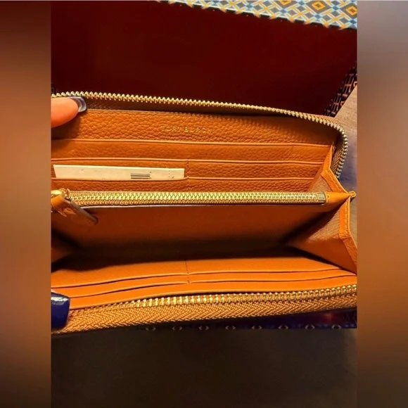 Tory Burch Brown Leather Wallet - Picture 2 of 3
